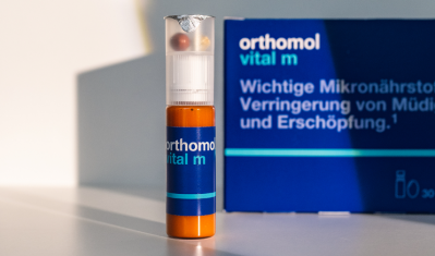 Orthomol vital m is an example of the Orthomol combining liquid vial and capsules in a product. © Orthomol Facebook 