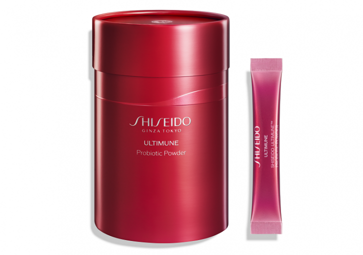 Shiseido's Ultimune probiotic powder contains the strain Bifidobacterium animalis subsp. lactis BB-12.  ©Shiseido 