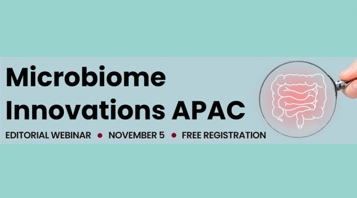 Microbiome Innovations APAC webinar is now open for registration!  