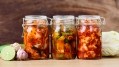 A higher intake of prebiotic and probiotic foods, such as kimchi, is linked to lower anxiety symptom severity. ©Getty Images
