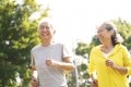 A photo showing two seniors jogging.  © Getty Images 